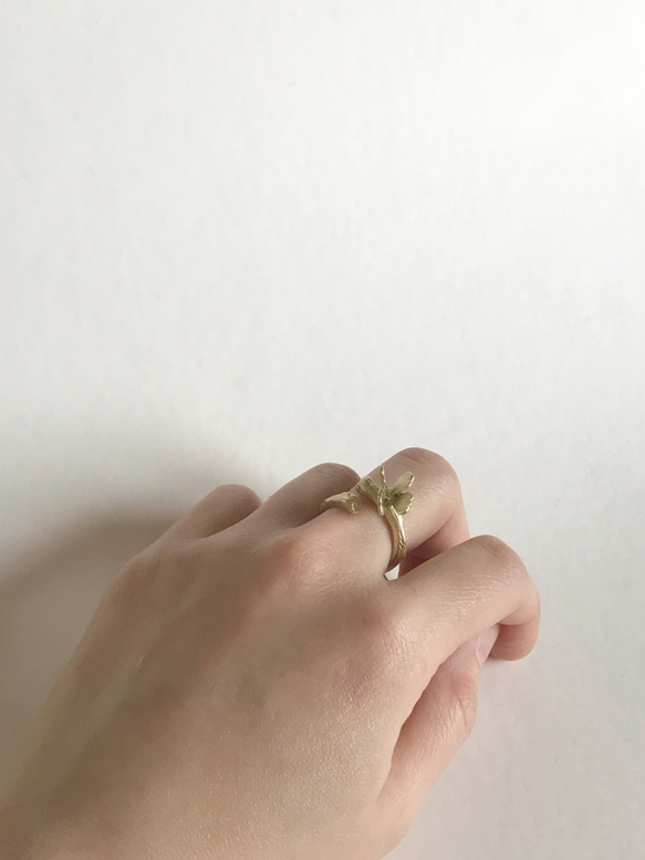 Butterfly : Ring(One color/Brass) 第3張的照片