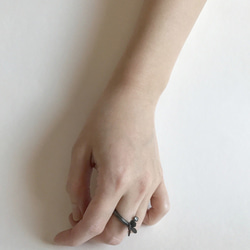 Butterfly : Ring(Black coated Brass) 第2張的照片