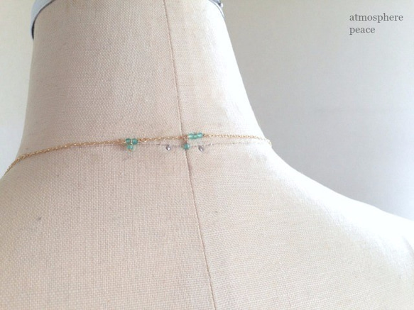 【14kgf】Green（necklace） 第3張的照片