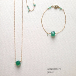 【14kgf】Green（necklace） 第5張的照片