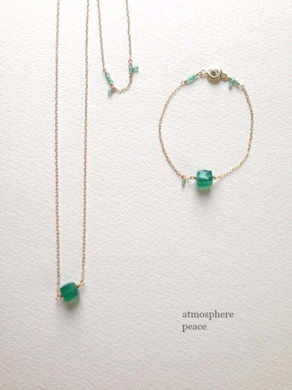 【14kgf】Green（necklace） 第5張的照片