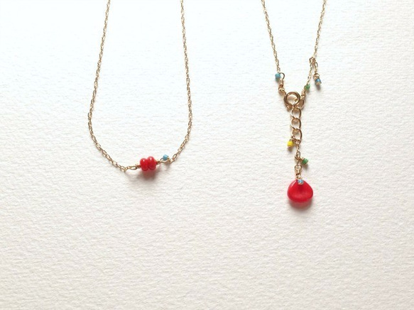 【14kgf】Poppy（necklace） 第1張的照片