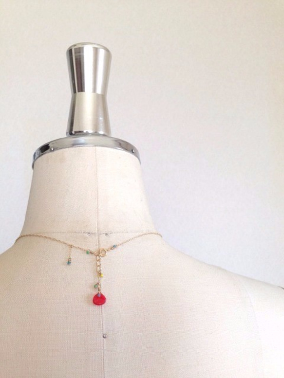 【14kgf】Poppy（Necklace/Bracelet/pierced earrings) 第2張的照片