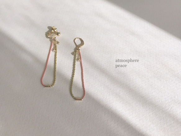 Trapeze（clip-on/pierced earrings） 第1張的照片