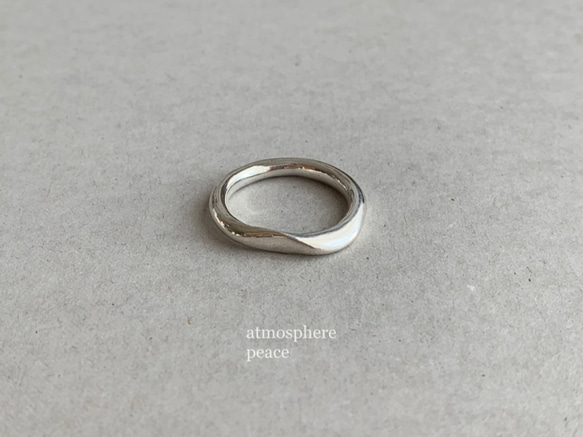 【SV925】kikkake 【Design #２】(3mm): Ring 第3張的照片