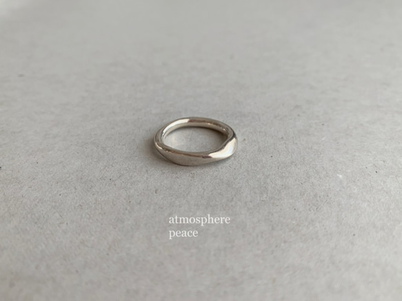 【Pt900】kikkake 【#２】(2.4mm): Ring 2枚目の画像