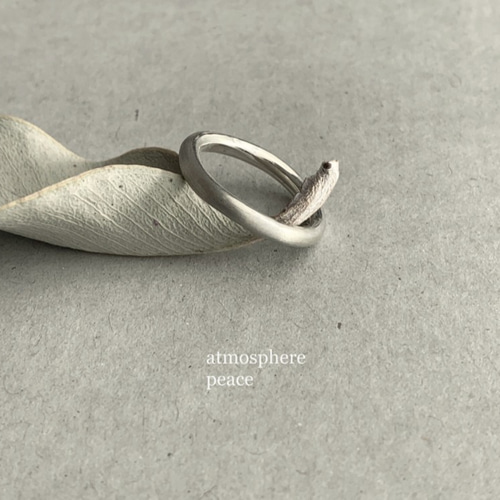 Pt900】kikkake【Design #1】(2.4mm): Ring 戒指atmospherepeace 的