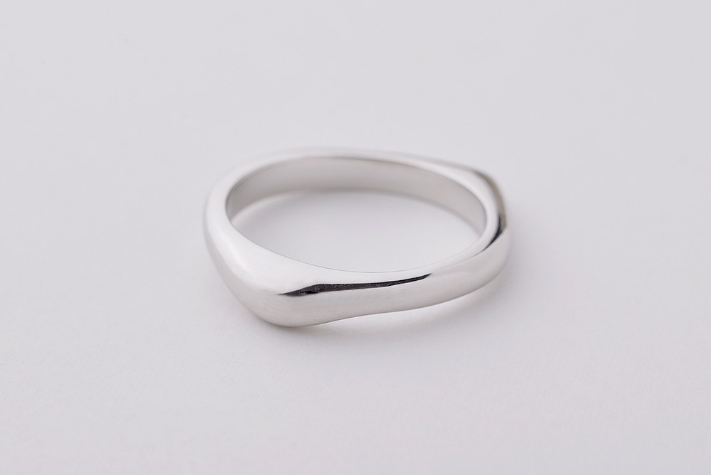 【Pt900】Water: Ring (Medium)