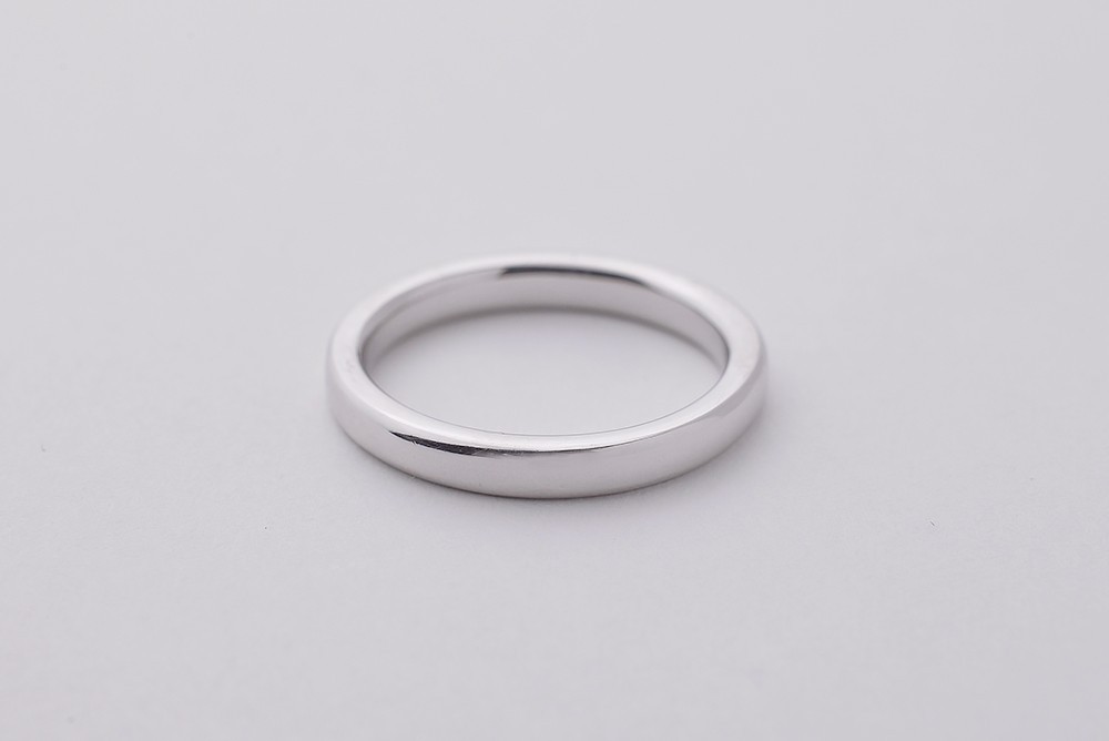 【Pt900】Yours_SemiFlat: Ring(2.5mm)