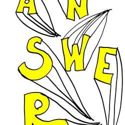 「ANSWER」T-shirts　メンズM　ホワイト 2枚目の画像