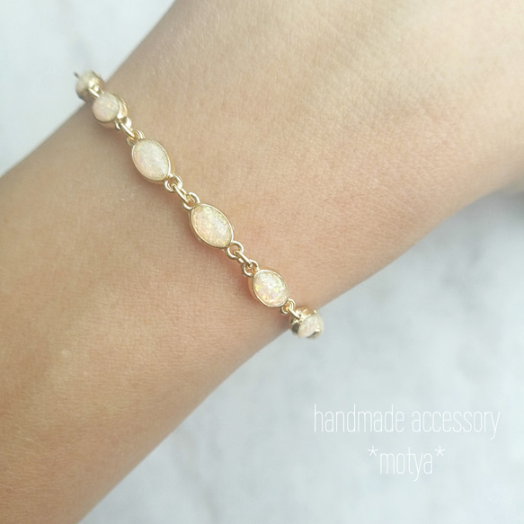 オパール　ブレスレット　新品未使用品　超美品！ 楽天市場】≪30622C≫○10mmホワイト オパール 白蛋白石○ブレスレット