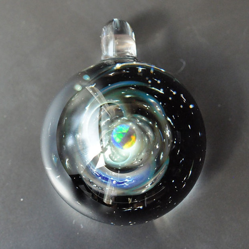 ガラスネックレス 宇宙 RGBオパール ST-203 ネックレス