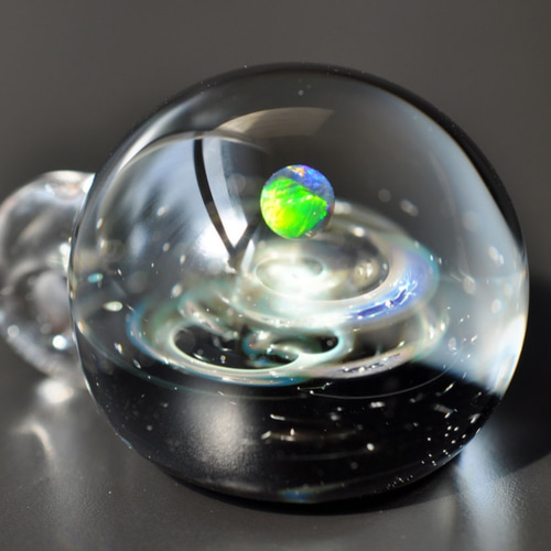 ガラスネックレス 宇宙 RGBオパール ST-203 ネックレス