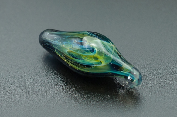 宇宙　玻璃　項鍊　Galaxy Borosilicate Glass ST-380 13mm 第2張的照片