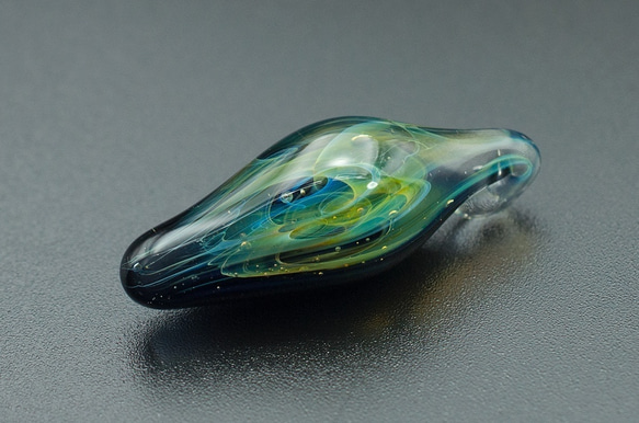 宇宙　玻璃　項鍊　Galaxy Borosilicate Glass ST-380 13mm 第3張的照片