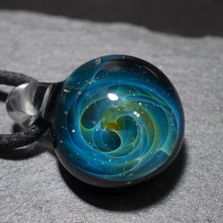 宇宙　玻璃　項鍊　Galaxy Borosilicate Glass ST-39416mm 第3張的照片