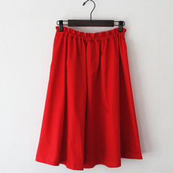 【受注生産】【3色展開】タッセル付きギャザースカート 3枚目の画像