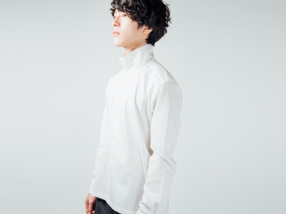 受注生産】【ユニセックス/2サイズ展開】ハイネックオックスフォード