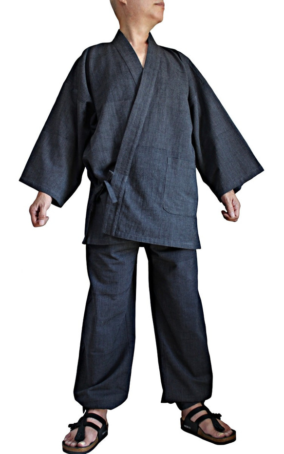 ジョムトン手織り綿の作務衣（DFS-066） or