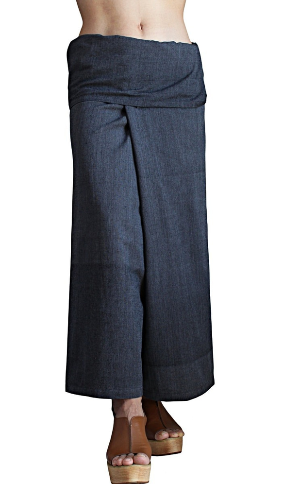 Jomtong 手工編織棉質繫帶褲 (PFS-064-01) 第3張的照片