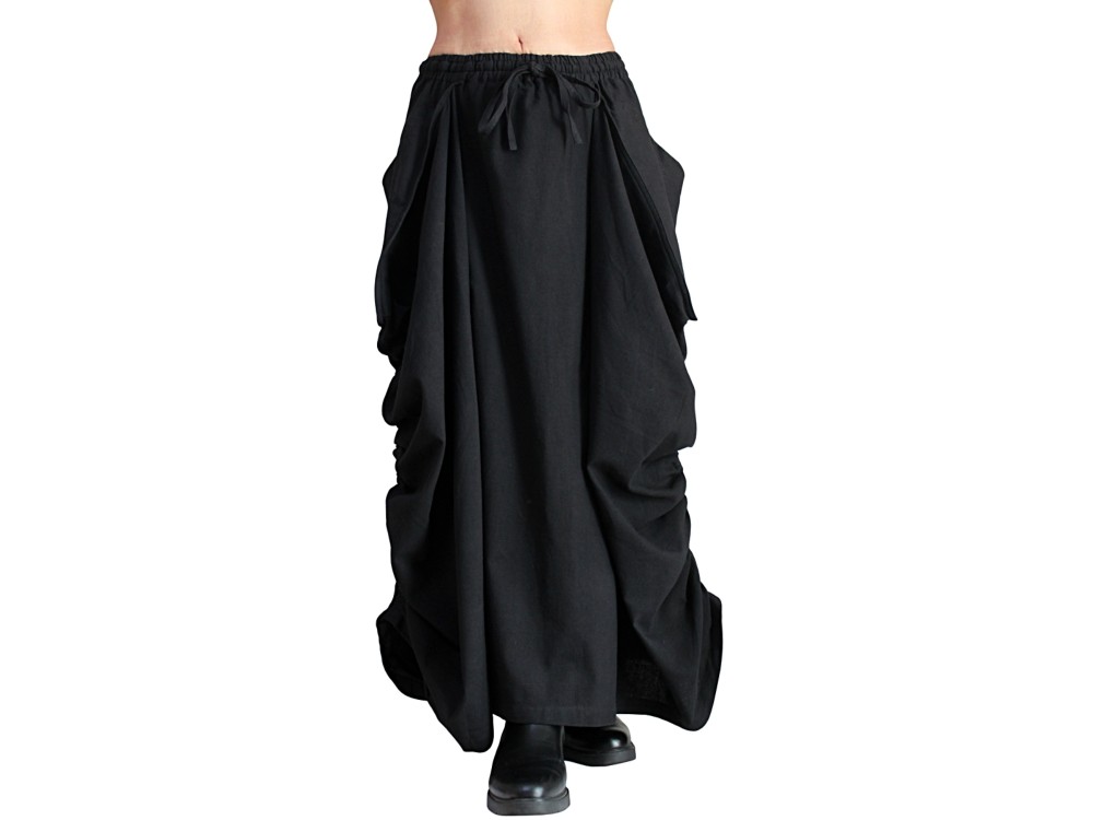 ジョムトン手織り綿マルチドレープスカート（SFS-002）