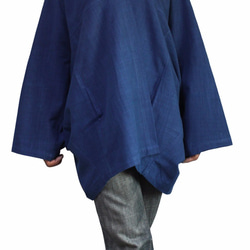 手織棉飛鼠大衣（JNN-079-04） 第3張的照片