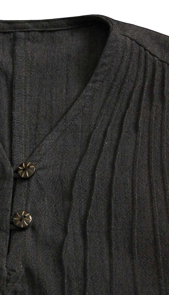 Jomton 手工編織純棉羅紋簡約長洋裝 (DFS-041) 第10張的照片