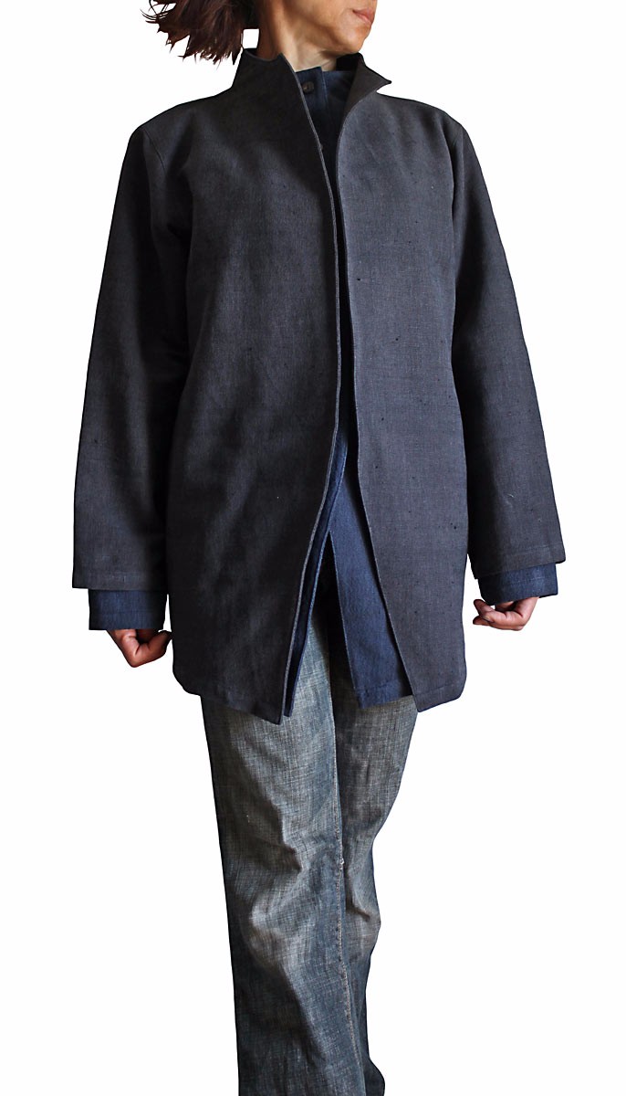 ジョムトン手織り綿オリエンタルセットアップジャケット（JFS-123-01）