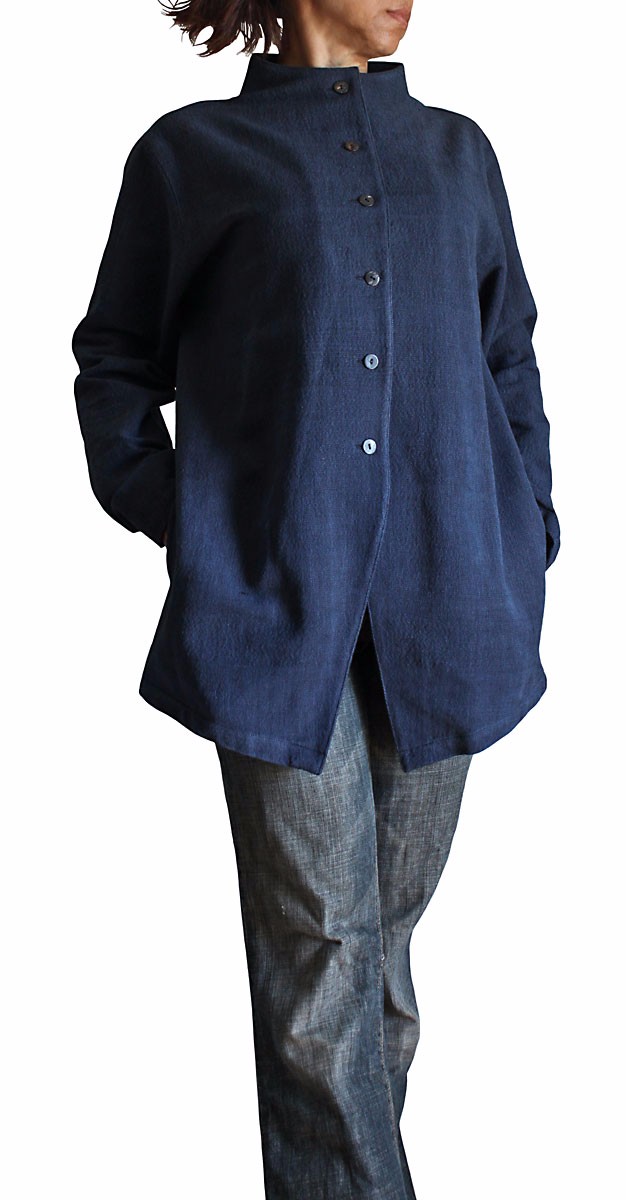 ジョムトン手織り綿オリエンタルセットアップジャケット（JFS-123-01）