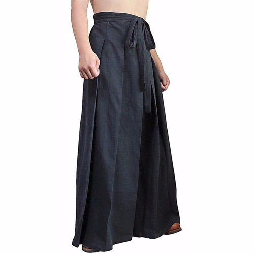 ジョムトン手織り綿の袴パンツ XLサイズ(PFS-026XL) ロング ジョムトン手織り綿の袴パンツ XLサイズ(PFS-026XL) ロング