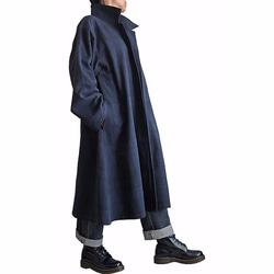 ハイネックコート(black) コート MELUMO 通販 12488922｜Creema