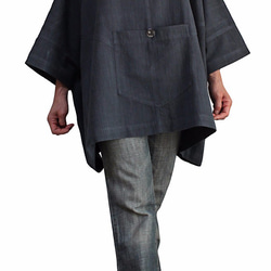 Jomton 手工編織棉質高領雨披套頭衫 (BFS-122) 第2張的照片