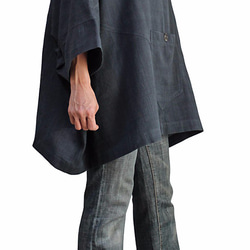 Jomton 手工編織棉質高領雨披套頭衫 (BFS-122) 第3張的照片