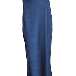 手織棉一片裙 靛藍（SFS-012-03） 第8張的照片