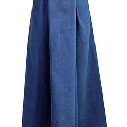 手織棉一片裙 靛藍（SFS-012-03） 第9張的照片