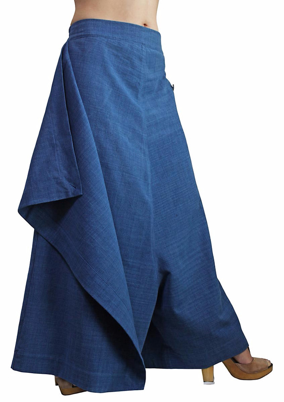 Jomton 手工編織棉質寬褲帶圍裙 (PFS-047) 第4張的照片