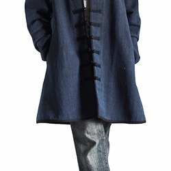 ChomThong HandWovenCotton Chinese Collar Jacket (JFS-119-03) 第2張的照片