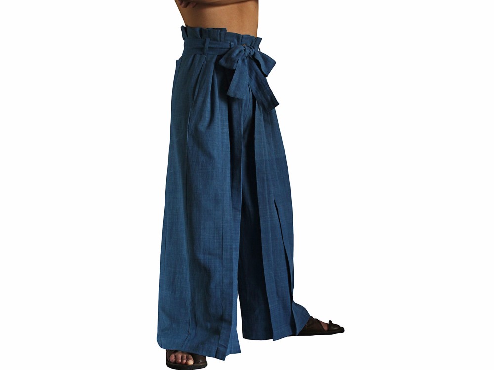 ジョムトン手織り綿の袴パンツ （PFS-039-L）