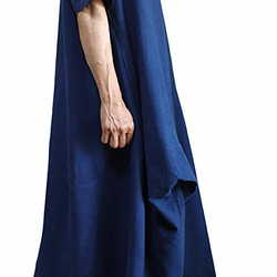 Jomton 手工編織棉質多穿靛藍連衣裙 (DRL-011-03) 第5張的照片