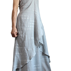 Soft Cotton Layered Slip Dress (DFS-061-03) 第4張的照片