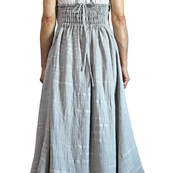 Soft Cotton Layered Slip Dress (DFS-061-03) 第6張的照片