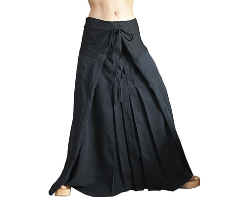 オールドタイシルク袴風スカート（S-125-01） ロングスカート 
