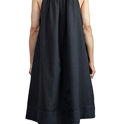 ビルマシルクのデザインノースリーブドレス（DNN-053-01） 6枚目の画像