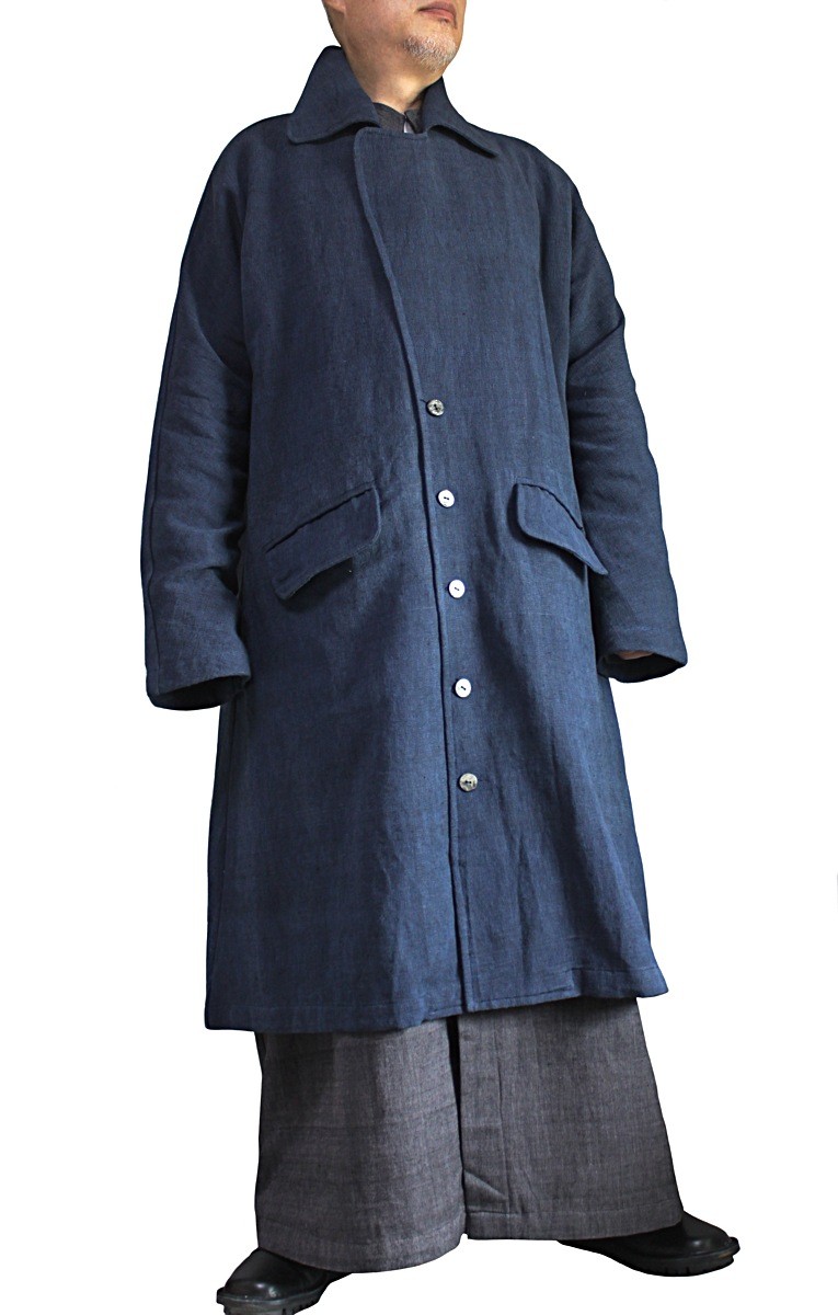 ジョムトン手織り綿羽織コート（JNN-093-03）