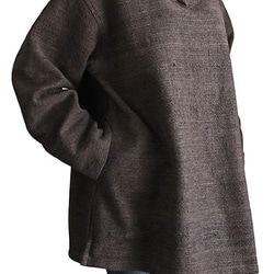 粗略 Jomtong 手工編織棉質裹領套頭衫 (BFS-086-03) 第3張的照片