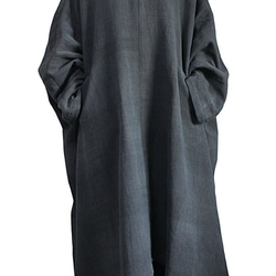 Jomton 手工編織棉質繭型長罩衫裙，搭配披肩 (DNN-103-01) 第9張的照片