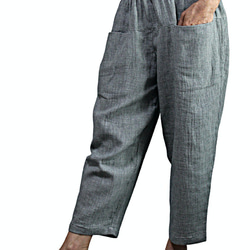 柔軟棉質 3/4 長褲 (PFS-061) 第3張的照片