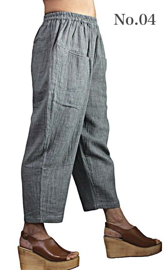 柔軟棉質 3/4 長褲 (PFS-061) 第4張的照片