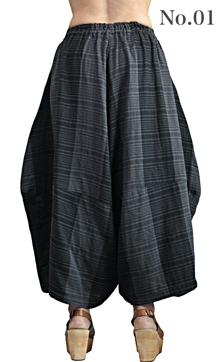 柔らかコットンワイドパンツ（PFS-060）
