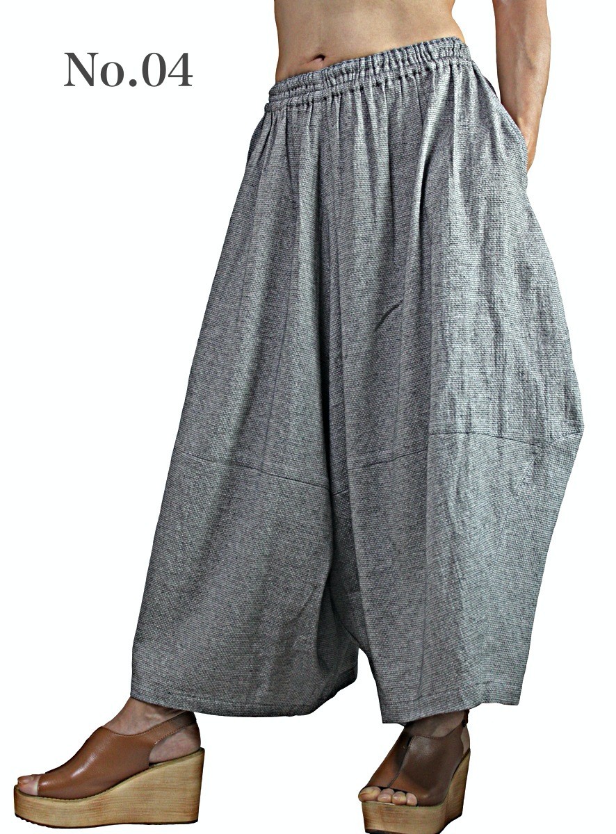 柔らかコットンワイドパンツ（PFS-060）